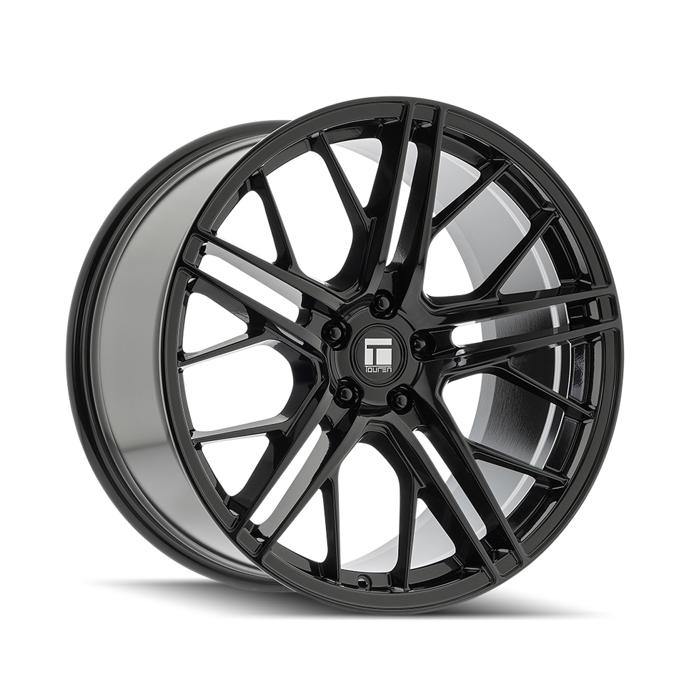 Touren Wheels TF07 – 20x10.5, 5x114.3, +45 – Gloss Black