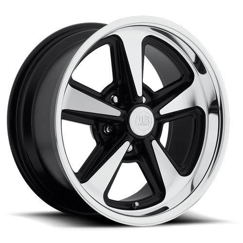 US Mag 1PC U109 BANDIT – 17X8 – 5X120.65 – 1 mm – MATTE BLACK MACHINED