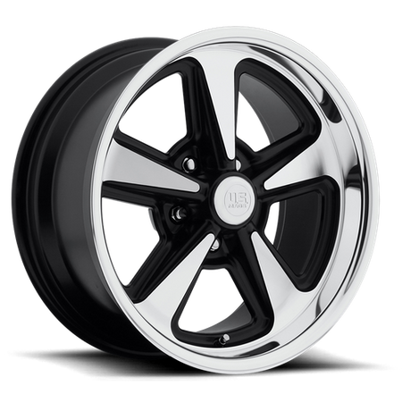 US Mag 1PC U109 BANDIT – 17X8 – 5X120.65 – 1 mm – MATTE BLACK MACHINED