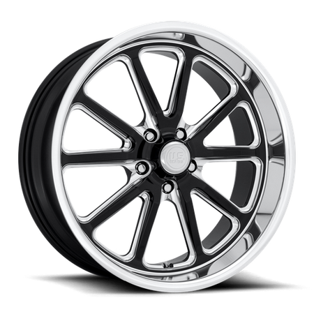 US Mag 1PC U117 RAMBLER – 18X8 – 5X127 – 1 mm – GLOSS BLACK MILLED