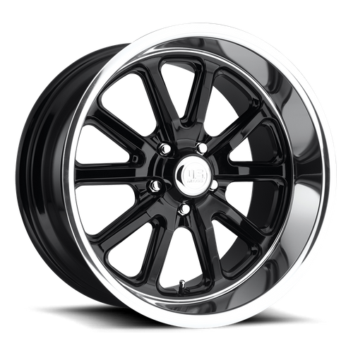 US Mag 1PC U121 RAMBLER – 18X9.5 – 5X114.3 – 1 mm – GLOSS BLACK