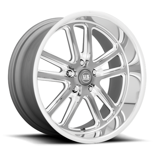 US Mag 1PC U130 BULLET – 22X11 – 5X127 – 18 mm – TEXTURED GUNMETAL W/ MILL EDGE