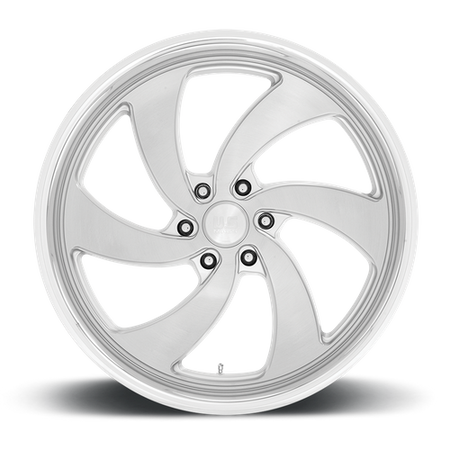 US Mag 1PC U134 DESPERADO – 22X9 – 6X139.7 – 25 mm – SILVER BRUSH FACE MILL DC-LIP