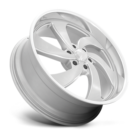 US Mag 1PC U134 DESPERADO – 22X9 – 6X139.7 – 25 mm – SILVER BRUSH FACE MILL DC-LIP