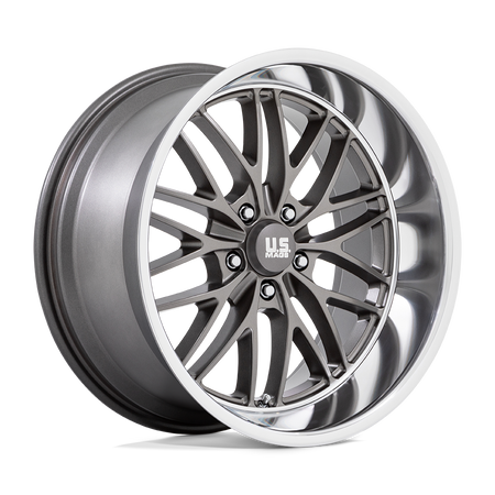 US Mag 1PC U139 SANTA CRUZ – 20X8.5 – 5X127 – 6 mm – ANTHRACITE W/ DIAMOND CUT LIP