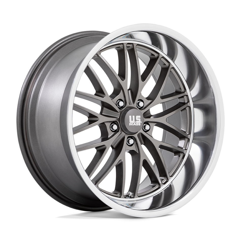 US Mag 1PC U139 SANTA CRUZ – 20X10 – 5X127 – 6 mm – ANTHRACITE W/ DIAMOND CUT LIP