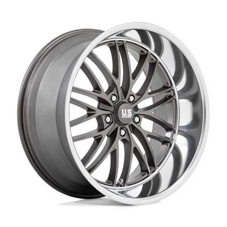 US Mag 1PC U139 SANTA CRUZ – 22X10.5 – 5X127 – 0 mm – ANTHRACITE W/ DIAMOND CUT LIP