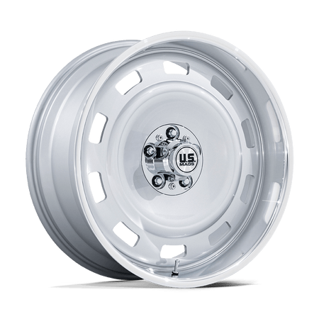US Mag 1PC UC143 SCOTTSDALE – 20X11 – 5X127 – -6 mm – SILVER W/ DIAMOND CUT LIP