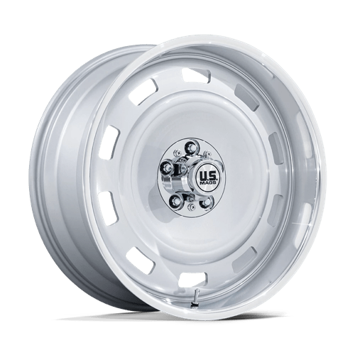 US Mag 1PC UC143 SCOTTSDALE – 22X9 – 6X139.7 – 15 mm – SILVER W/ DIAMOND CUT LIP