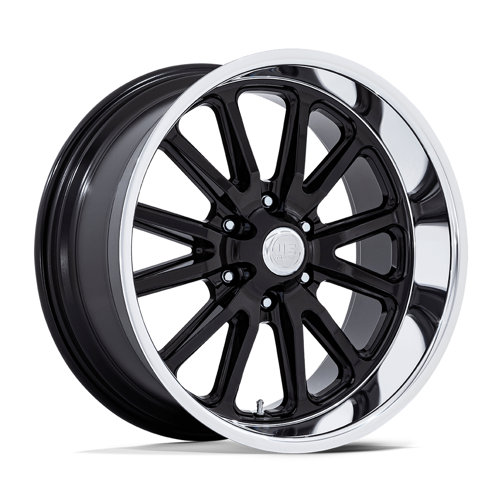 US Mag 1PC UC145 RAMBLER 6 – 20X8 – 6X139.7 – 1 mm – GLOSS BLACK DIAMOND CUT LIP