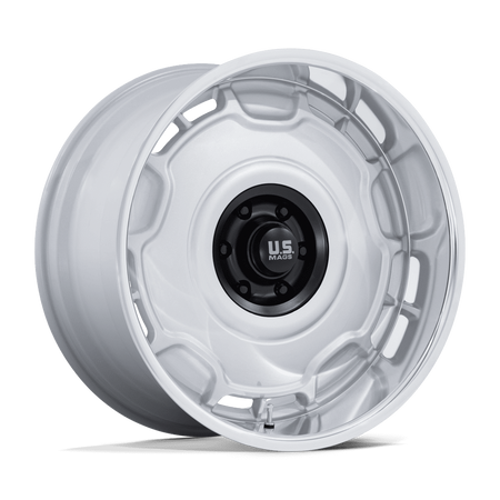 US Mag 1PC UC146 ARLINGTON – 20X10 – 5X127 – 6 mm – SILVER M-BLK CENTER W/ DC-LIP