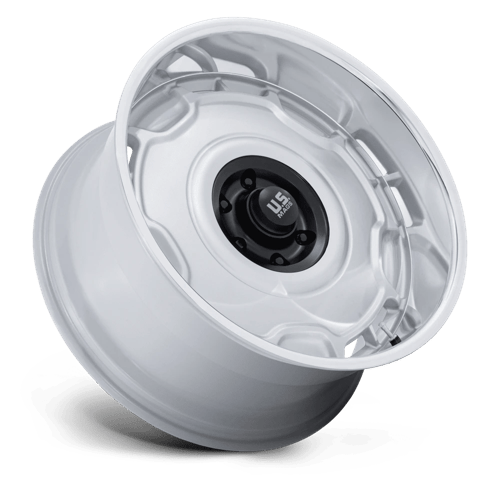US Mag 1PC UC146 ARLINGTON – 20X8.5 – 6X139.7 – 1 mm – SILVER M-BLK CENTER W/ DC-LIP