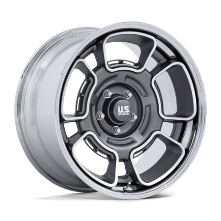 US Mag 1PC UC147 FLAGSTAFF – 20X10 – 5X127 – 6 mm – ANTHRACITE W/ MACH-FC & CHR-LP