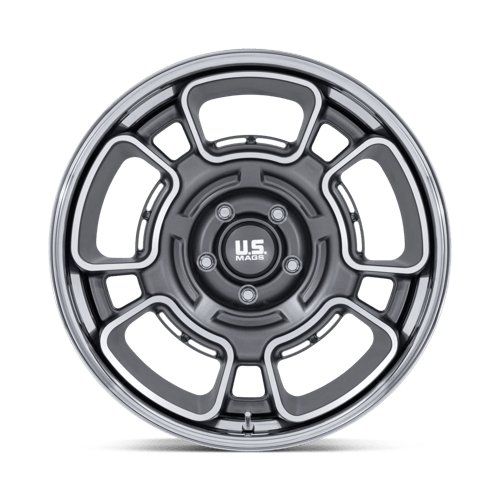 US Mag 1PC UC147 FLAGSTAFF – 22X10.5 – 5X127 – 0 mm – ANTHRACITE W/ MACH-FC & CHR-LP