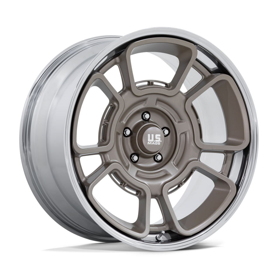 US Mag 1PC UC147 FLAGSTAFF – 20X11 – BLANK – -6 mm – PEWTER W/ CHROME LIP