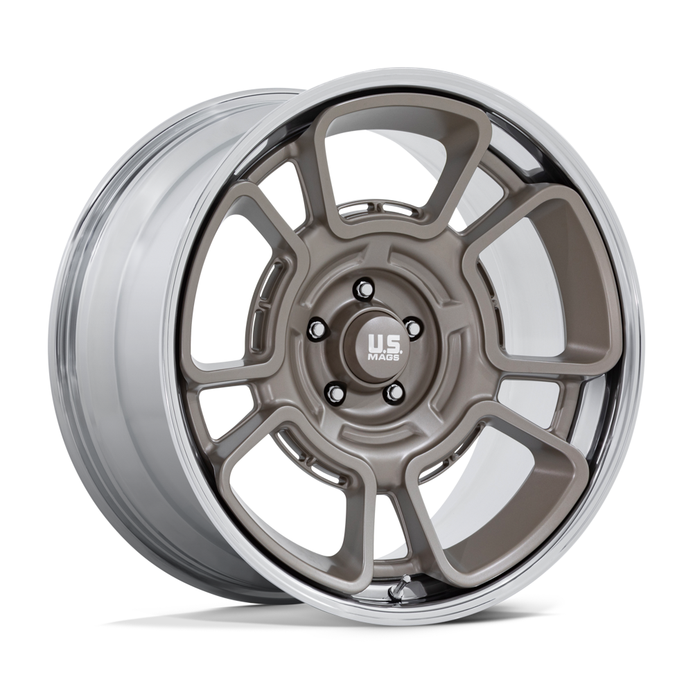US Mag 1PC UC147 FLAGSTAFF – 20X10 – BLANK – 6 mm – PEWTER W/ CHROME LIP