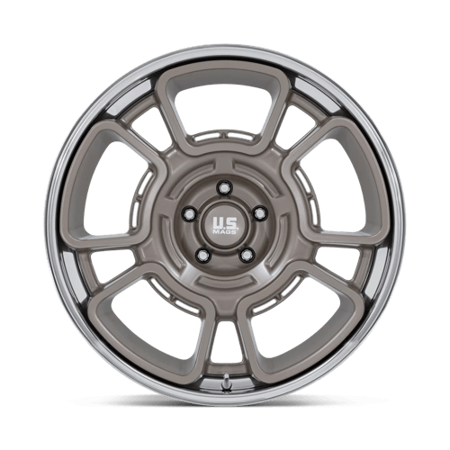 US Mag 1PC UC147 FLAGSTAFF – 22X9 – 5X127 – 0 mm – PEWTER W/ CHROME LIP
