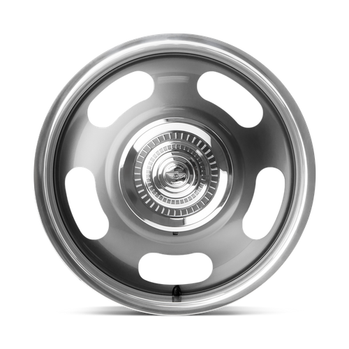 American Racing Vintage VN506 RALLY – 20X8 – 5X120.65/5X127 – 0 mm – MAG GRAY CENTER W/ POLISHED LP