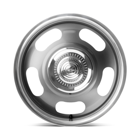 American Racing Vintage VN506 RALLY – 20X8 – 5X120.65/5X127 – 0 mm – MAG GRAY CENTER W/ POLISHED LP