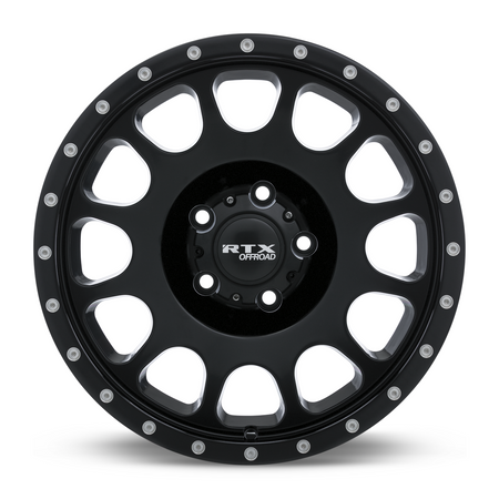 RTX Baja – 18x9 – 6x139.7 – ET10 – Noir satin avec rivets fraisés