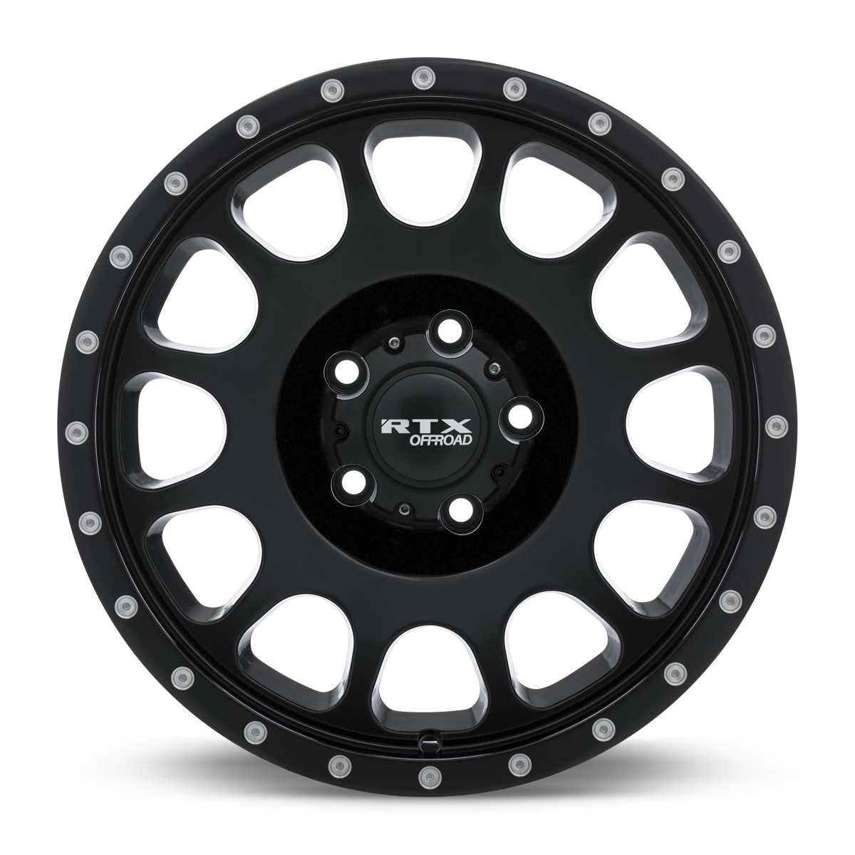 RTX Baja – 18x9 – 6x139.7 – ET10 – Noir satin avec rivets fraisés