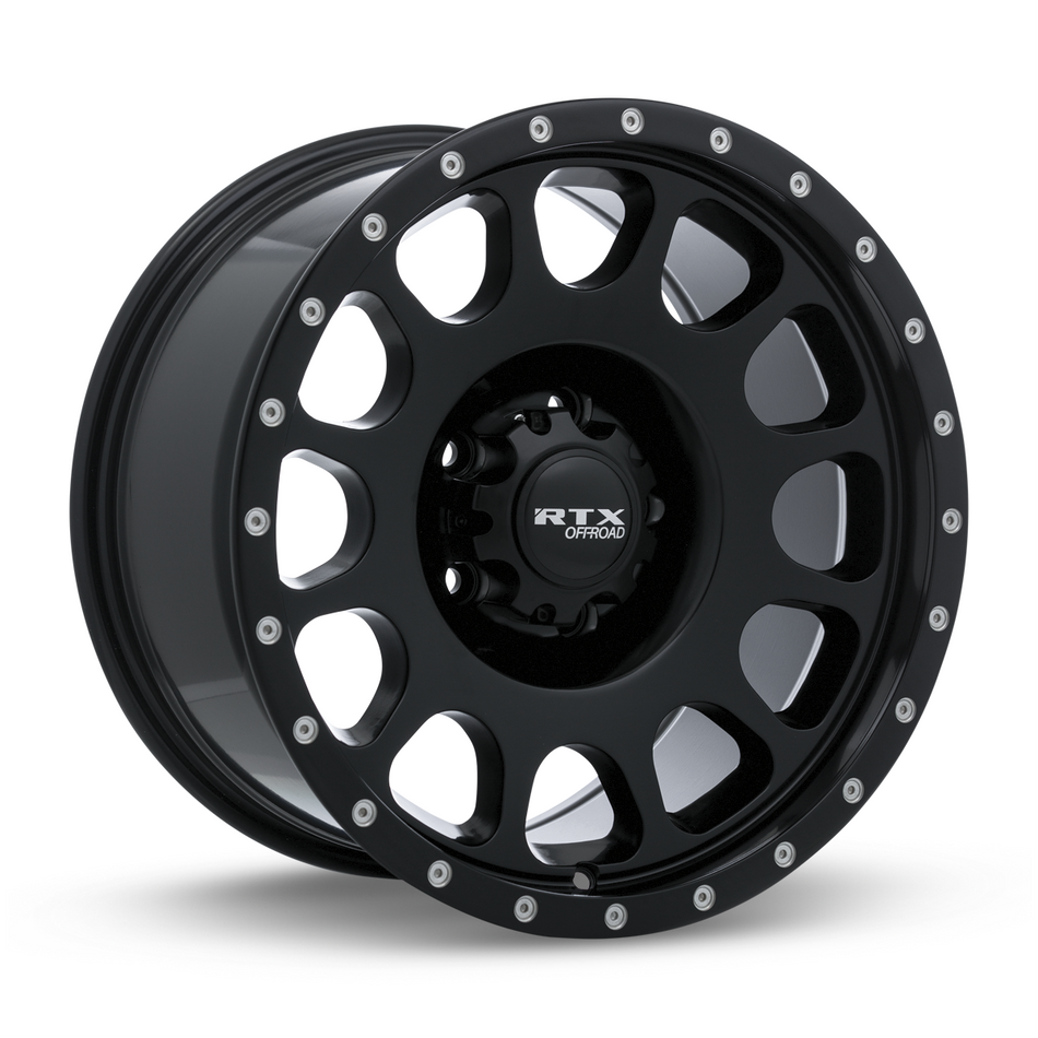 RTX Baja – 18x9 – 6x139.7 – ET10 – Noir satin avec rivets fraisés