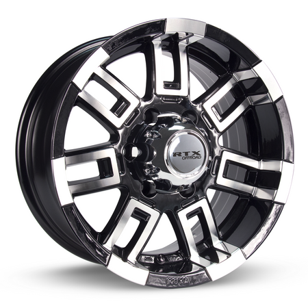 RTX Crush – 16x8 – 5x114.3 – ET12 – Noir machiné