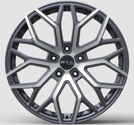 RTX D01 – 19x8.5 – 5x114.3 – ET45 – Gris fonçé machiné