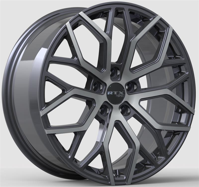 RTX D01 – 19x8.5 – 5x114.3 – ET45 – Gris fonçé machiné