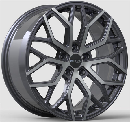 RTX D01 – 18x8 – 5x114.3 – ET45 – Gris fonçé machiné