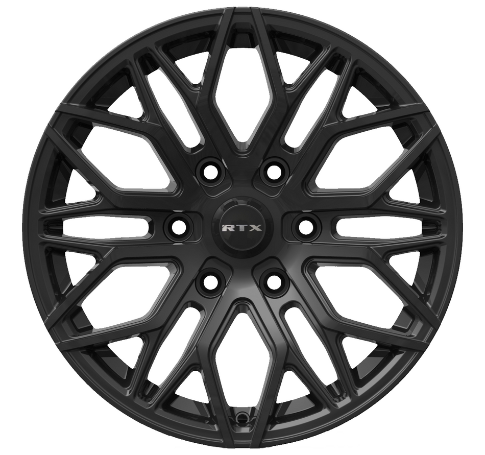 RTX D01 (6 Lugs) – 20x9 – 6x132 – ET40 – Noir lustré