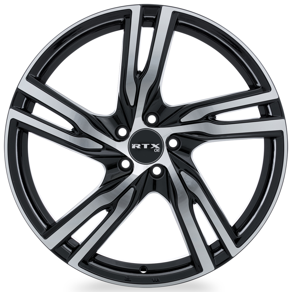 RTX Gothenburg – 20x8 – 5x108 – ET45 – Noir lustré machiné