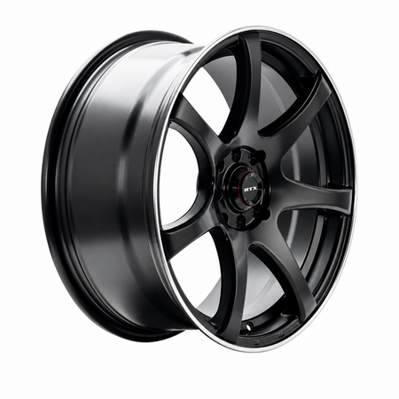 RTX Ink – 16x7 – 4x100/114.3 – ET40 – Noir Satin Rebord Machiné