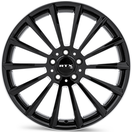 RTX MB02 – 19x8 – 5x112 – ET38 – Noir lustré avec rebord machiné