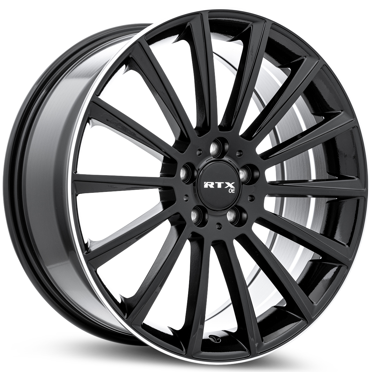 RTX MB02 – 19x8 – 5x112 – ET38 – Noir lustré avec rebord machiné