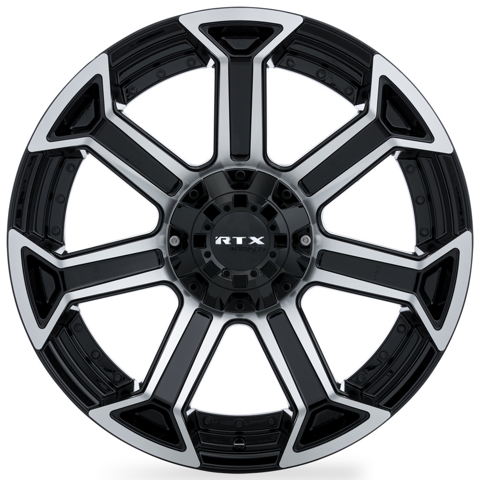 RTX Peak – 20x9 – 6x135/139.7 – ET0 – Noir lustré machiné
