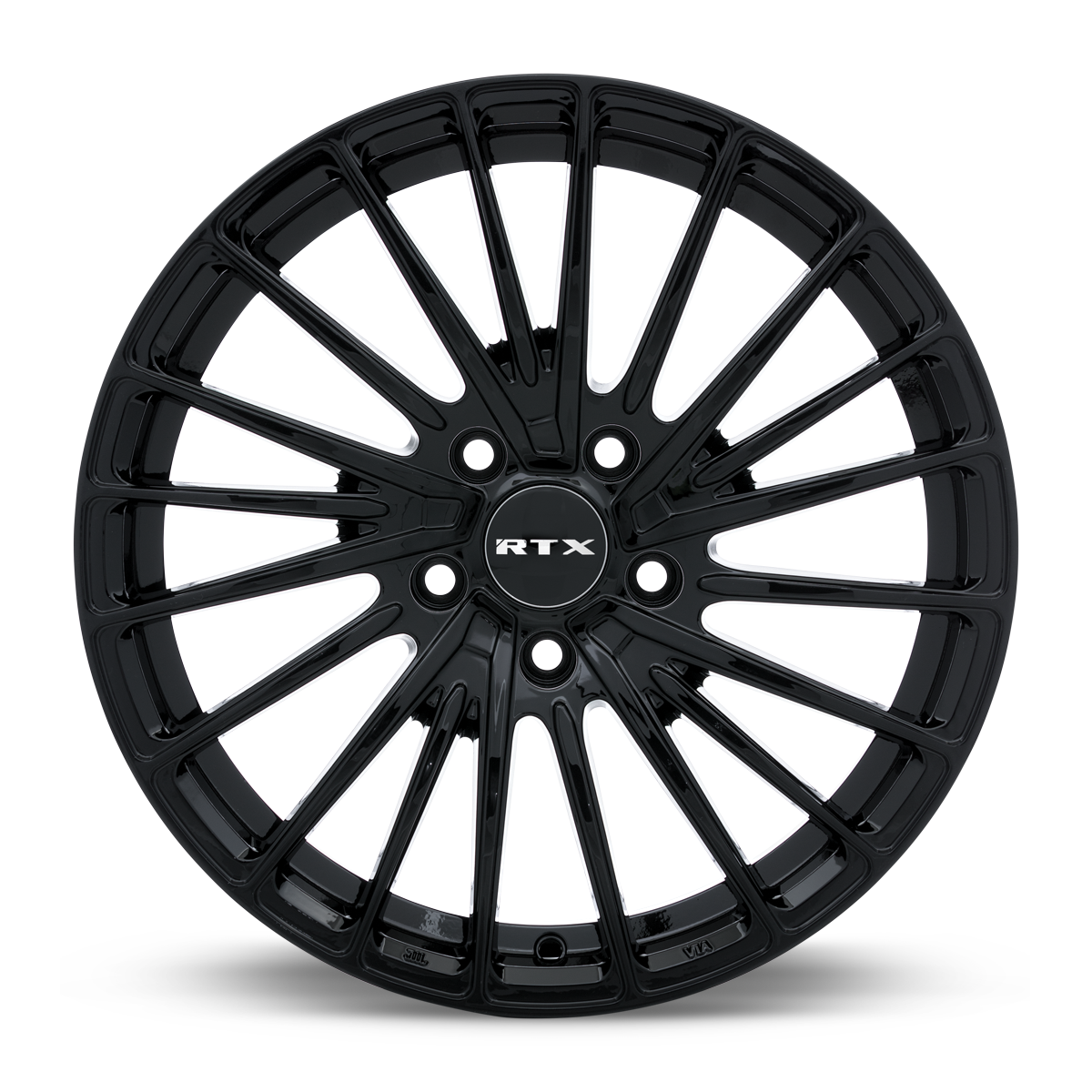 RTX Polar – 17x7.5 – 5x114.3 – ET40 – Noir lustré