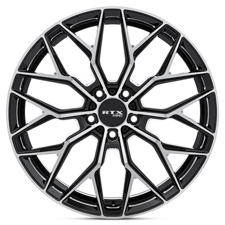 RTX RS02 – 19x8.5 – 5x114.3 – ET38 – Noir lustré machiné