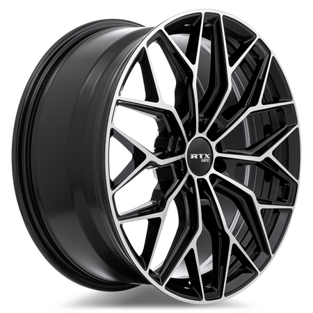 RTX RS02 – 19x8.5 – 5x114.3 – ET38 – Noir lustré machiné