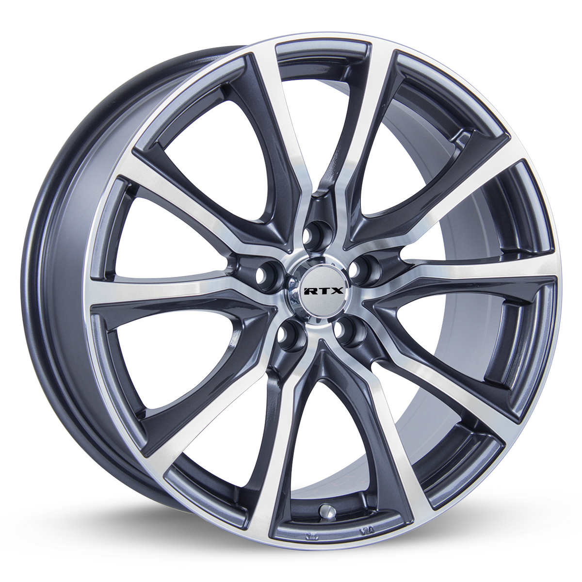 RTX Contour – 15x6.5 – 5x100 – ET38 – Gris foncé machiné