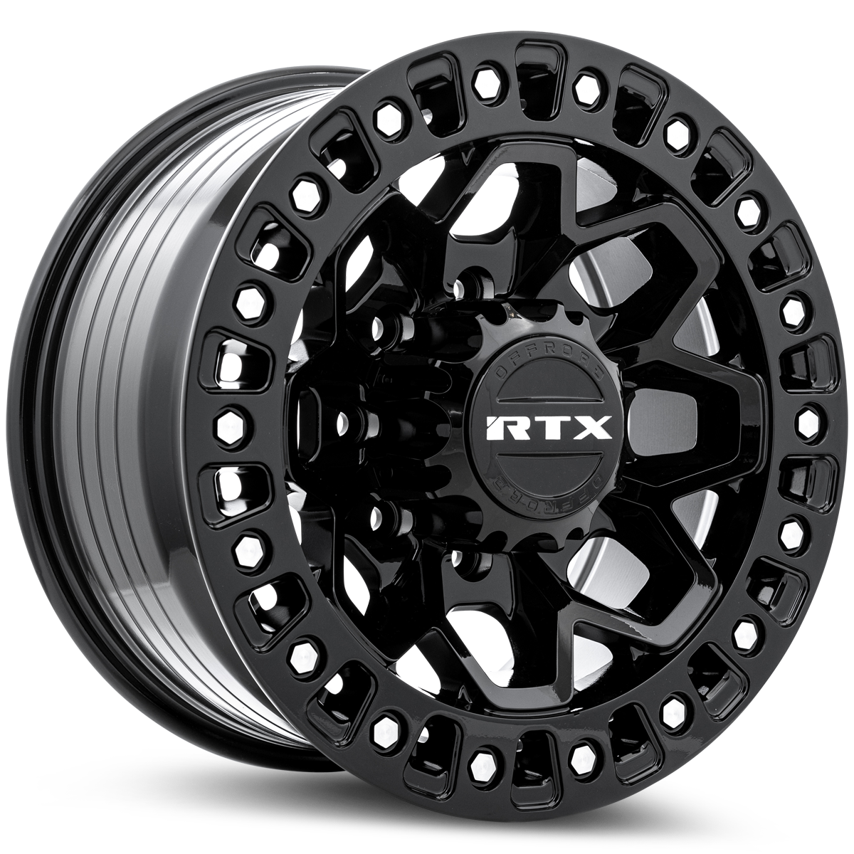 RTX Zion – 18x9 – 8x165.1 – ET20 – Noir lustré rivets machiné