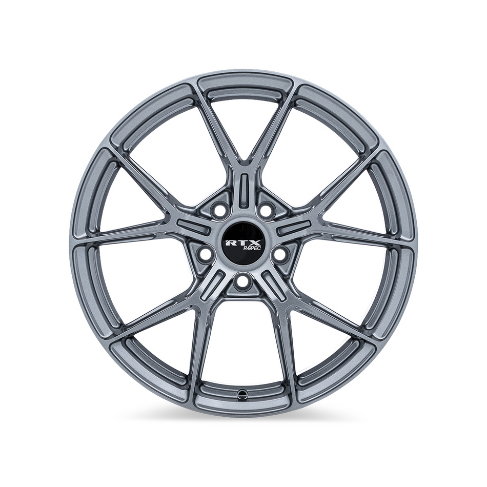RTX RS01 – 18x8 – 5x114.3 – ET38 – Gris foncé lustré