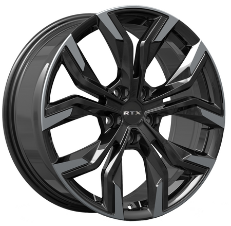 RTX Venom – 19x8 – 5x114.3 – ET38 – Noir lustré machiné