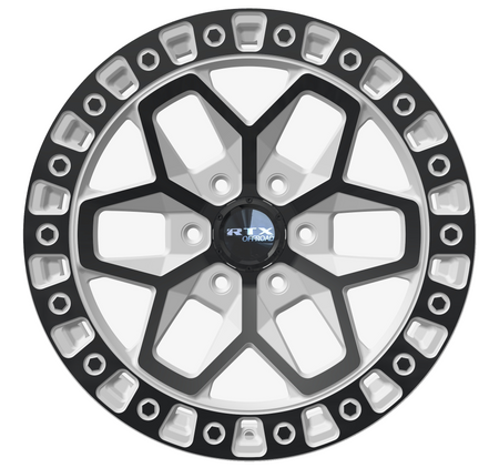 RTX Zion – 17x9 – 5x127 – ET-15 – Blanc lustré avec branches noires