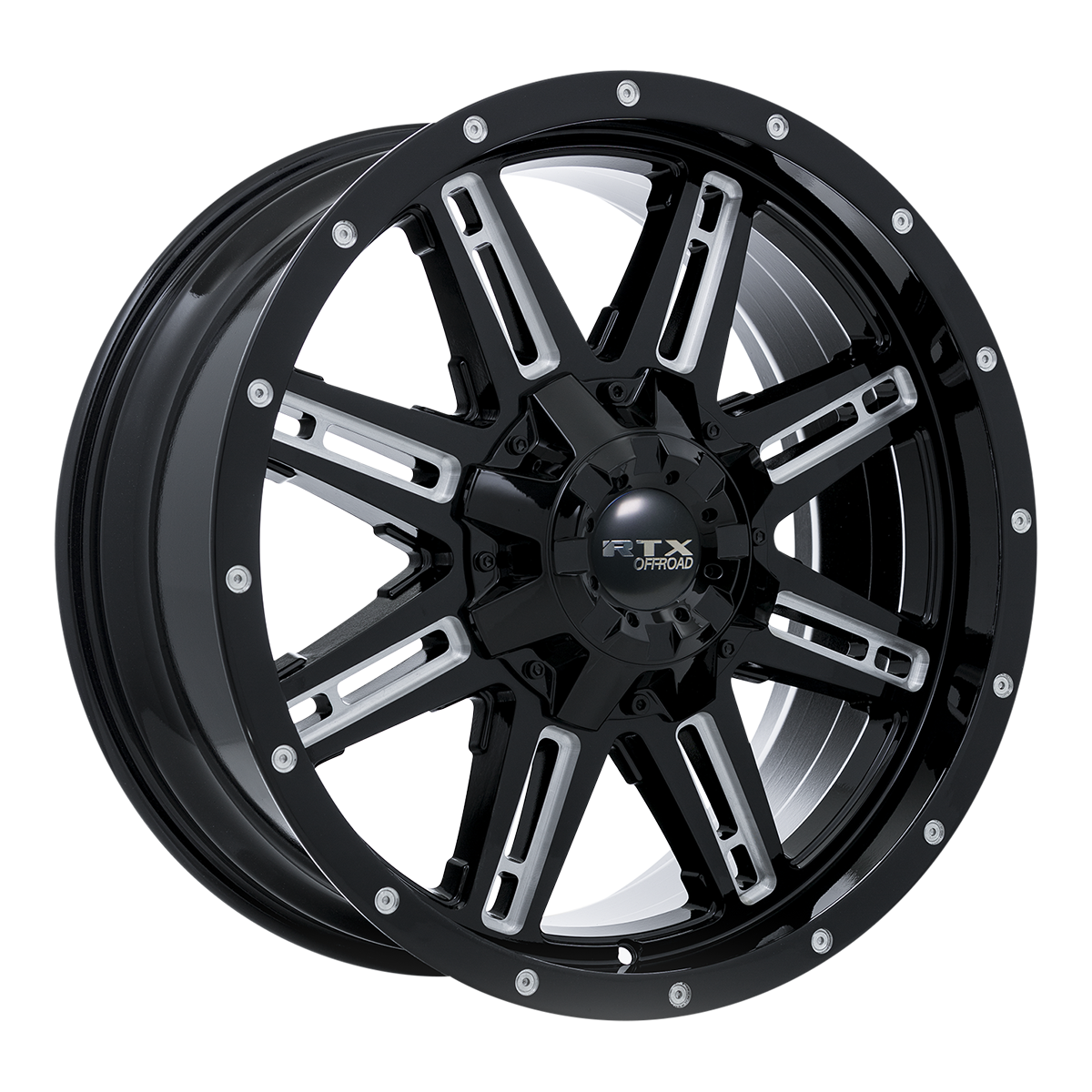 RTX Ravine – 17x8 – 5x135/139.7 – ET0 – Noir fraisé