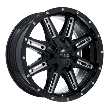 RTX Ravine – 17x8 – 5x135/139.7 – ET0 – Noir fraisé