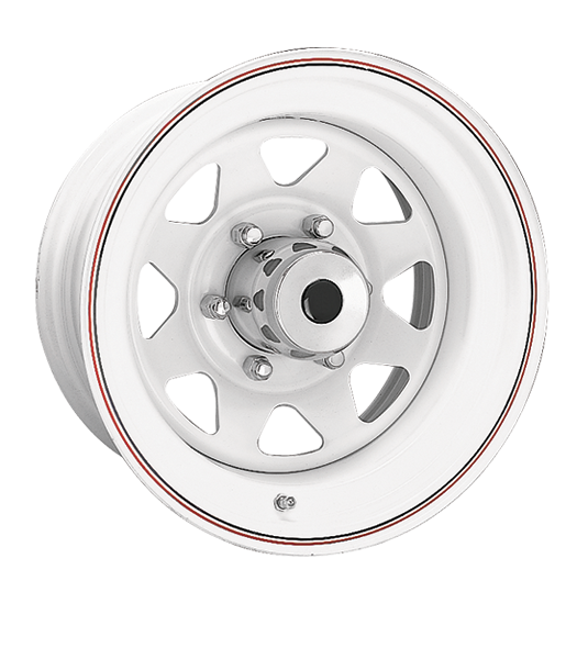 Ceco 8-Spoke – 15x7 – 5x114.3 – ET-6 – Blanc