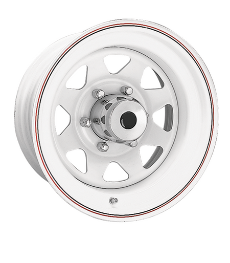 Ceco 8-Spoke – 15x7 – 5x114.3 – ET-6 – Blanc