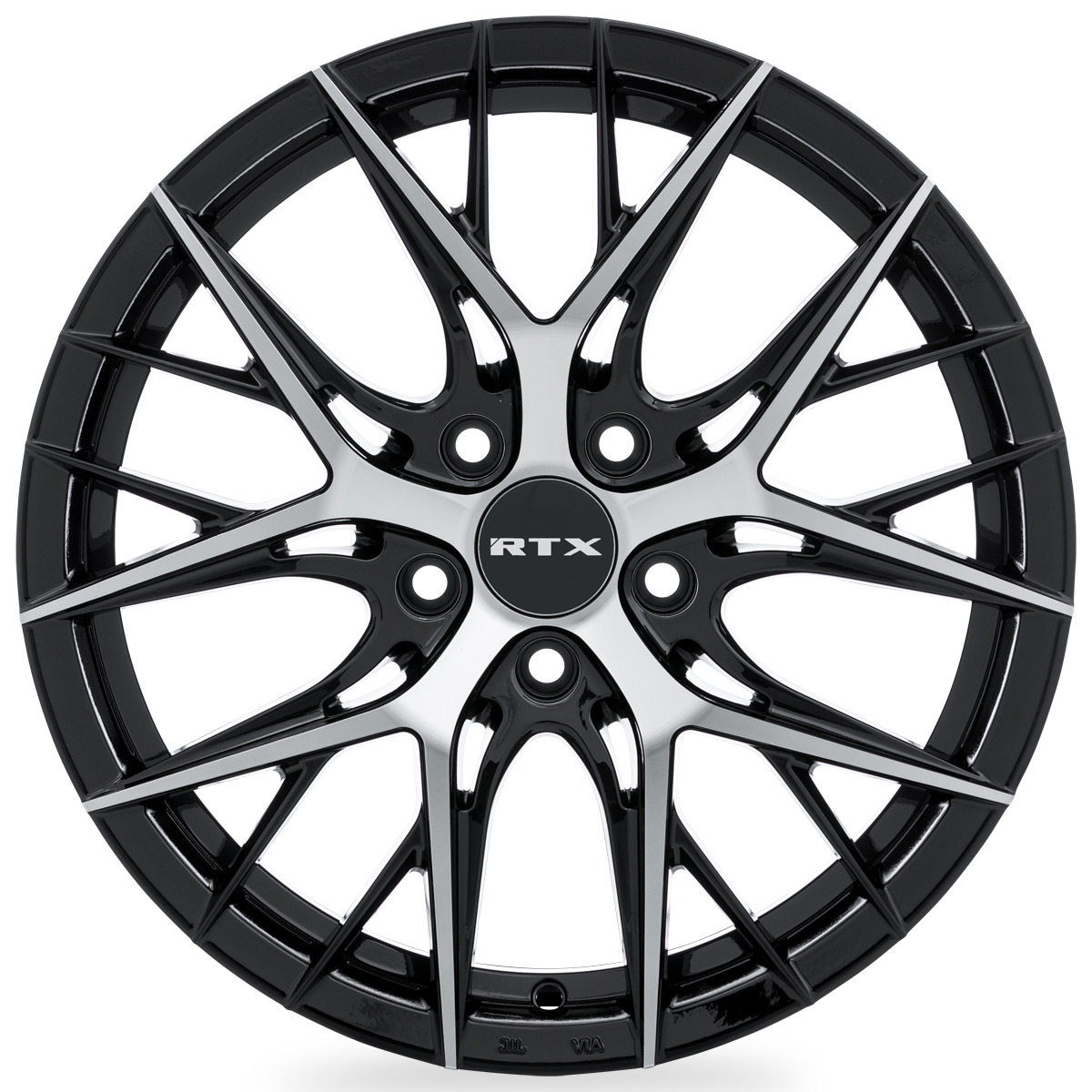 RTX Valkyrie – 18x8 – 5x112 – ET38 – Noir lustré machiné