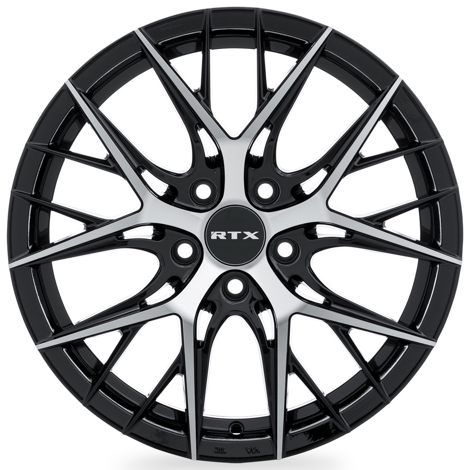 RTX Valkyrie – 18x8 – 5x112 – ET38 – Noir lustré machiné